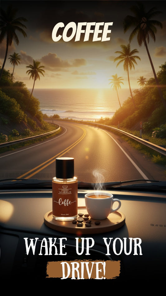 Fresh Wheels Coffee – Energizing Car Fragrance